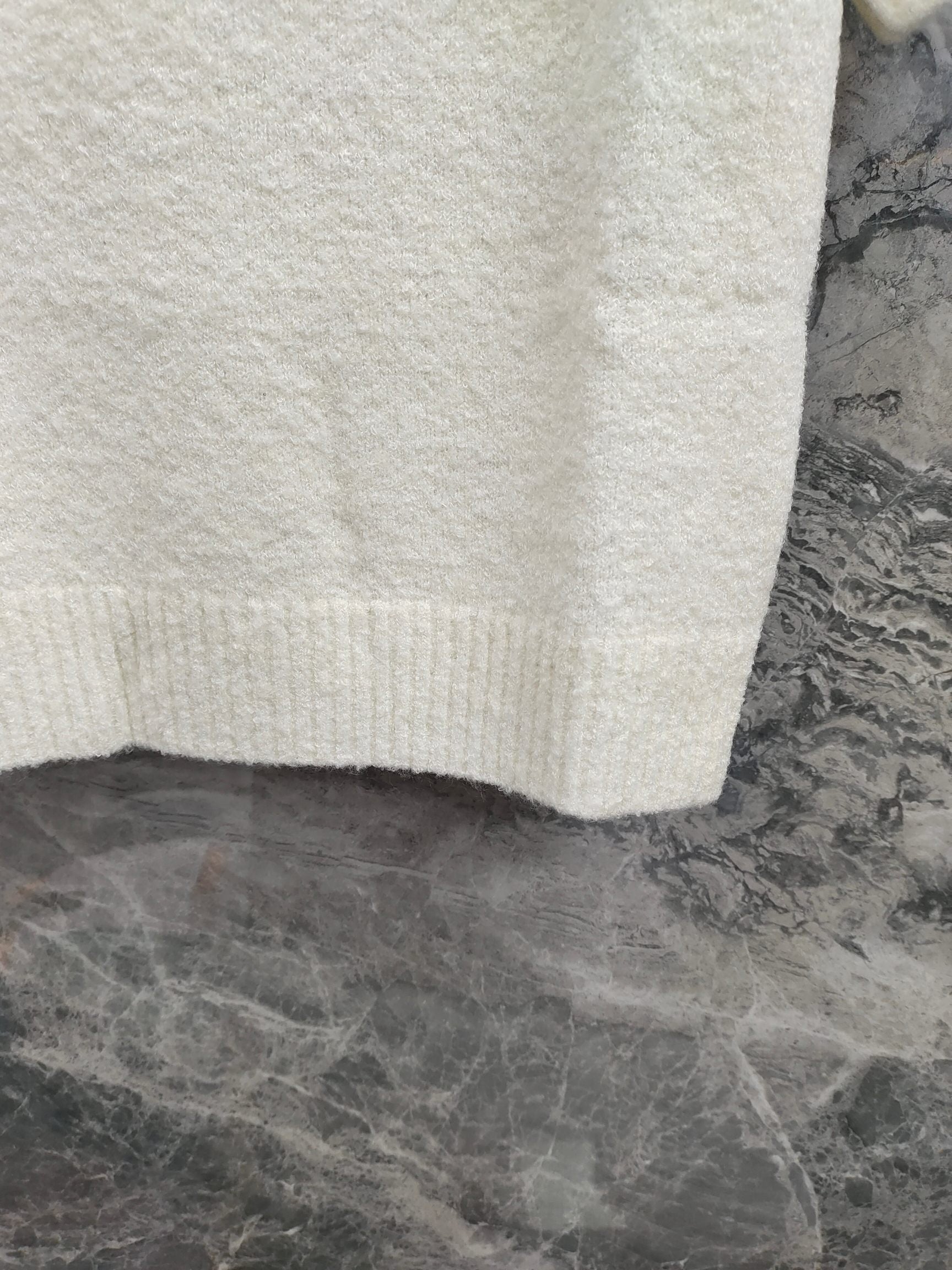 Chanel 2026 Short-Sleeve Shirt Cream Pink Wool