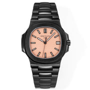 Patek Philippe Nautilus 5711 Peach Pink Dial Black Case Watch