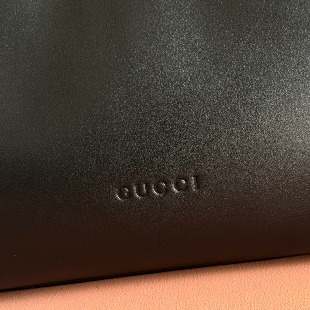 Gucci Beatrix Handbag 35 Black Cowhide  272128