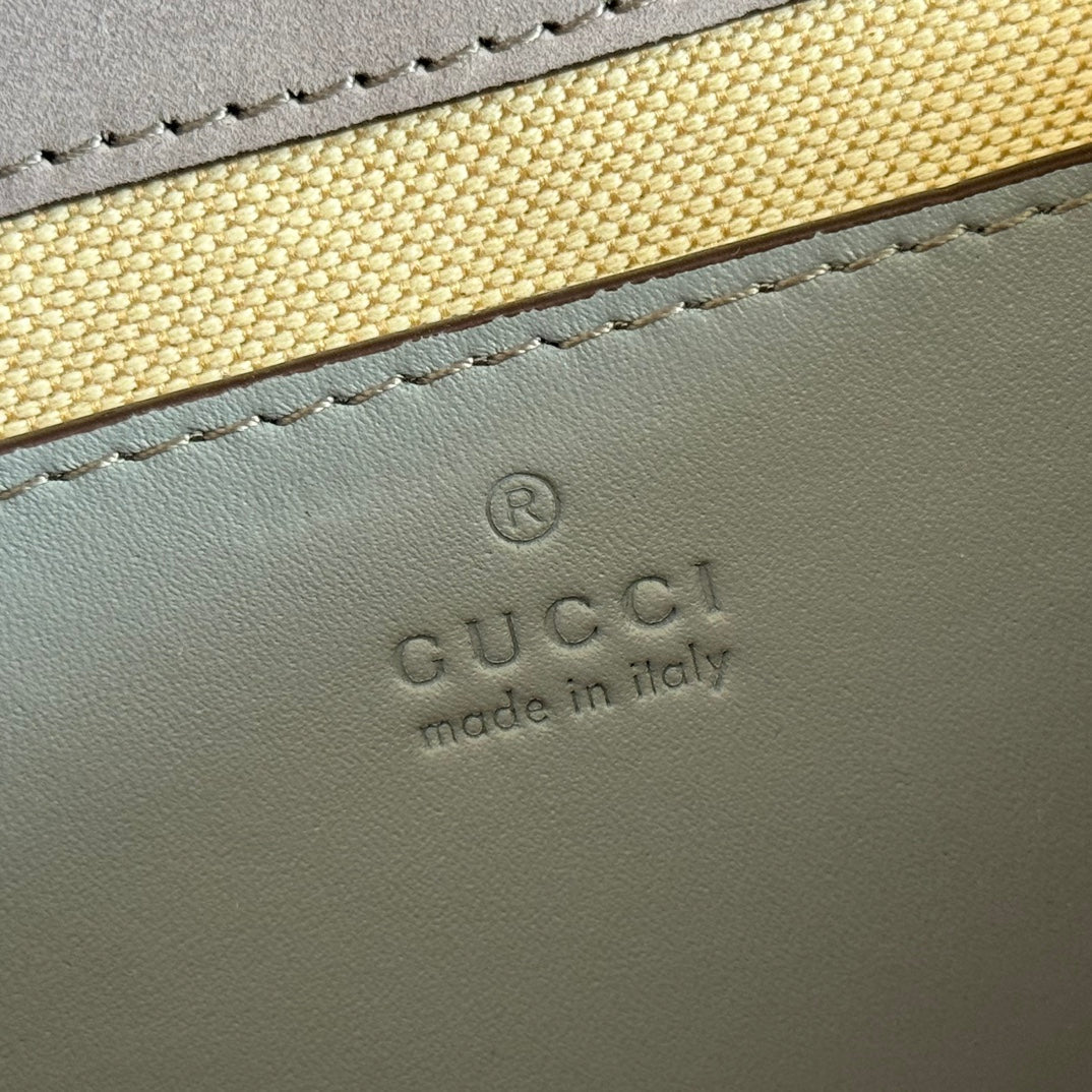 Gucci Marmont Bag 22 Gray Suede Gold Hardware 272094