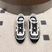 CC 25 Panda Sneakers White Black Calfskin 309073