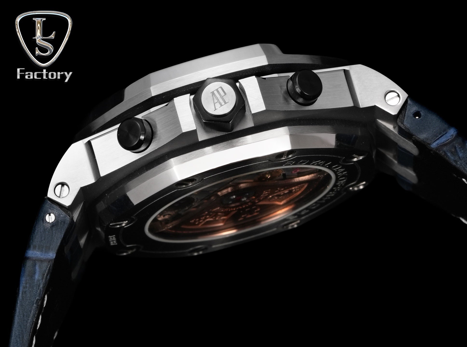 Audemars Piguet Royal Oak Offshore Chronograph 42mm Stainless Steel Black Blue Dial