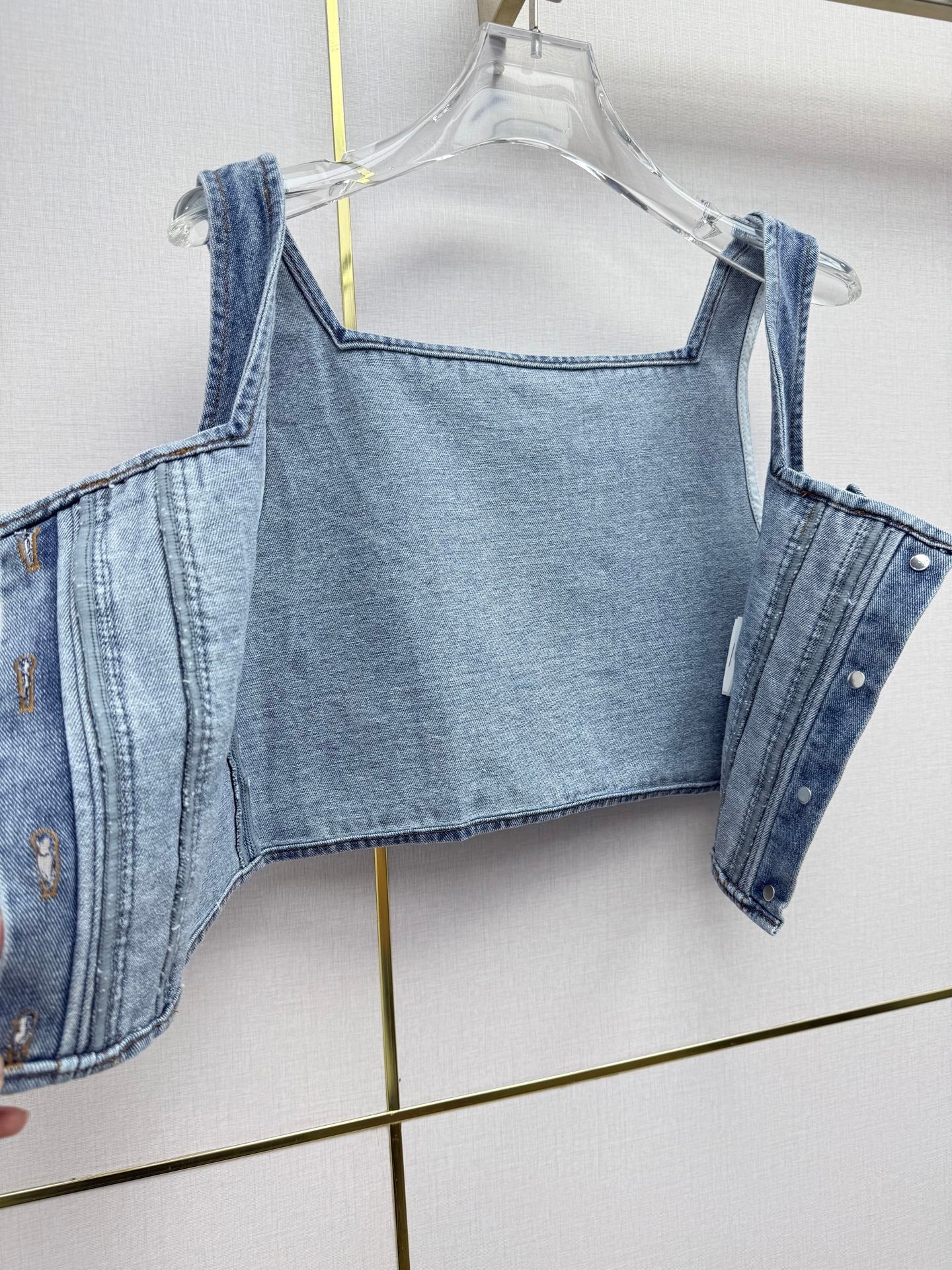 Miumiu 2026 Crop Top Demin 400230