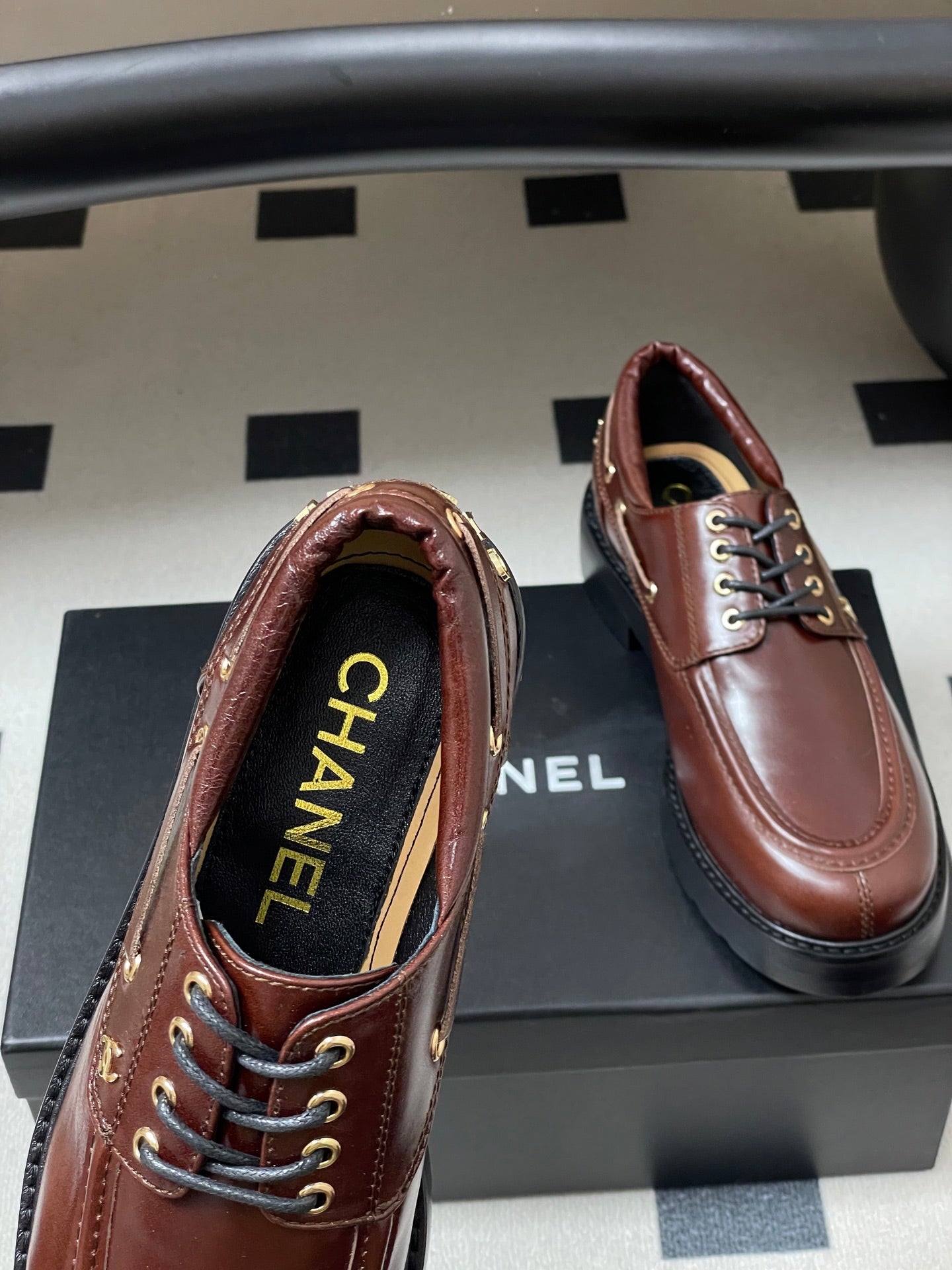 CC 26 Lace-Up Loafer Brown Sheepskin 594248
