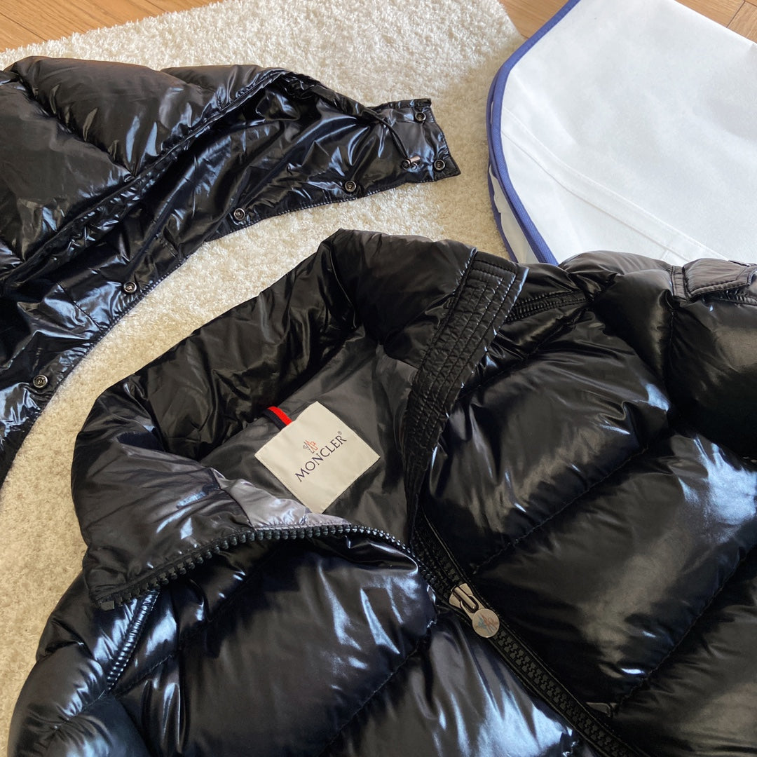 Moncler 2025 Maya Jacket Black Nylon Down