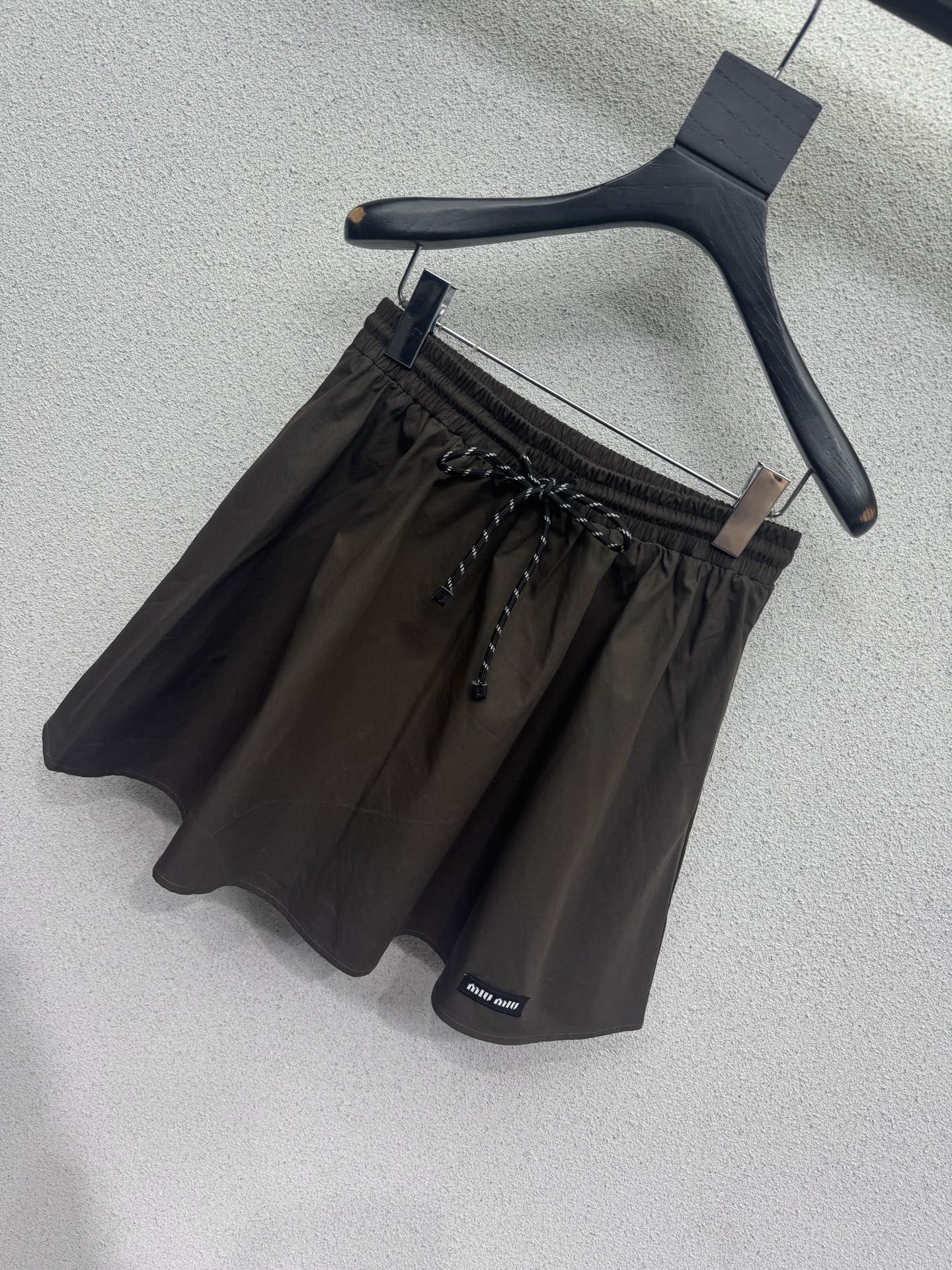 MiuMiu 2026 Shirt And Skirt Set Brown Cotton 400922