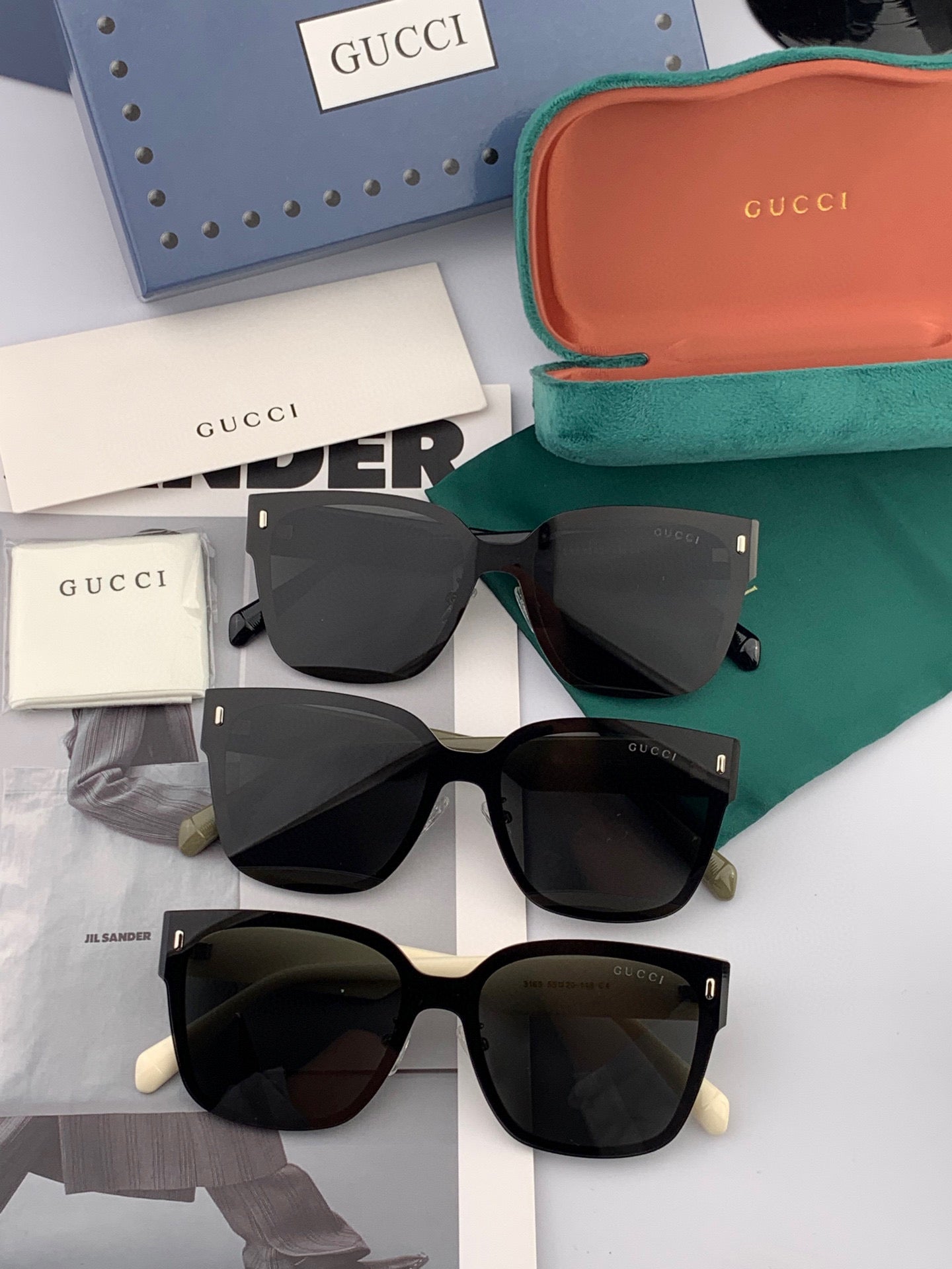 SQUARE FRAME SUNGLASSES G9316 IN ACETATE