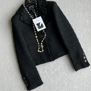 CC 25 Jacket Black Cotton 300156