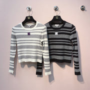 CC 25 Striped Sweater Polyester Fabric 296116