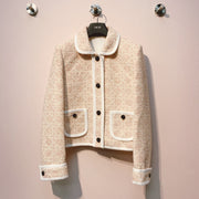 CD 25 Jacket Beige Plaid Cotton 296147