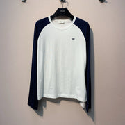 Celine 25 Sweater White Mix Black Cotton 301615