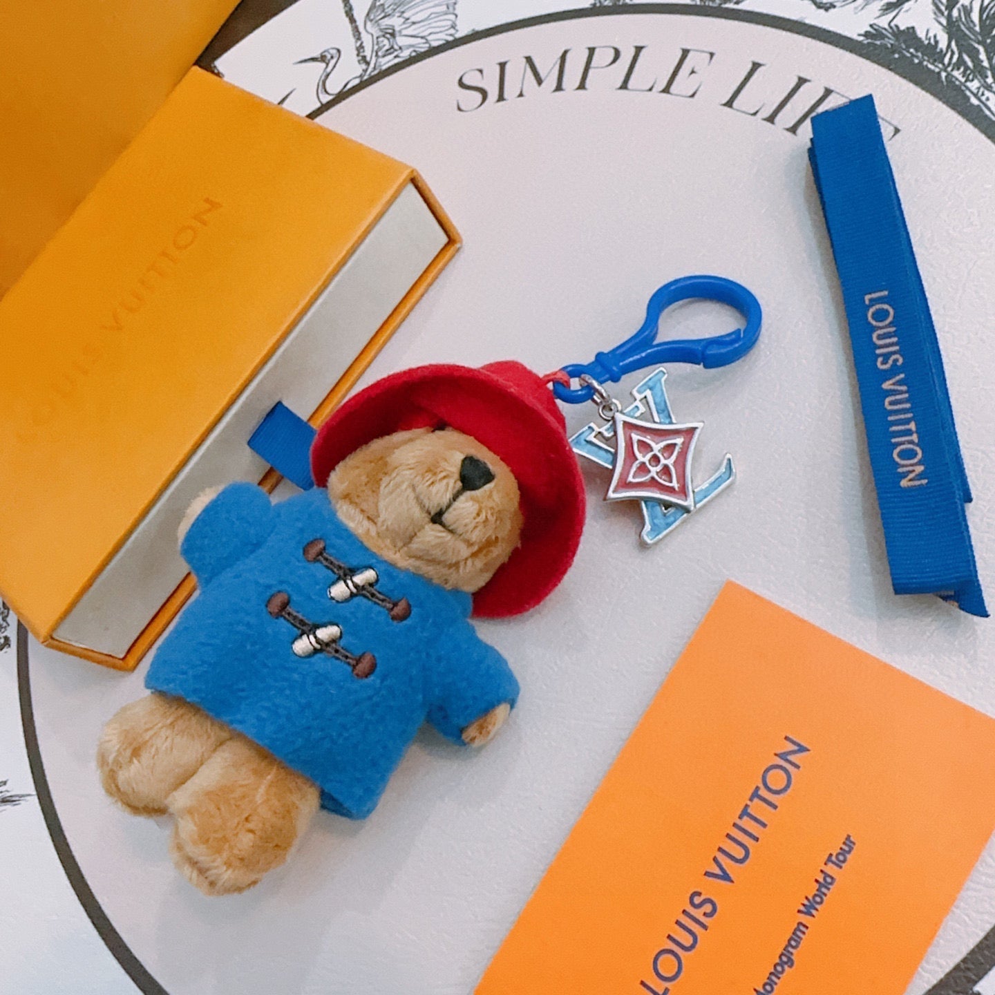 LV Paddington Bear Charm