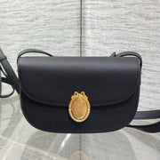 Dior 2026 Médaillon Flap Bag 23cm Grained Calfskin