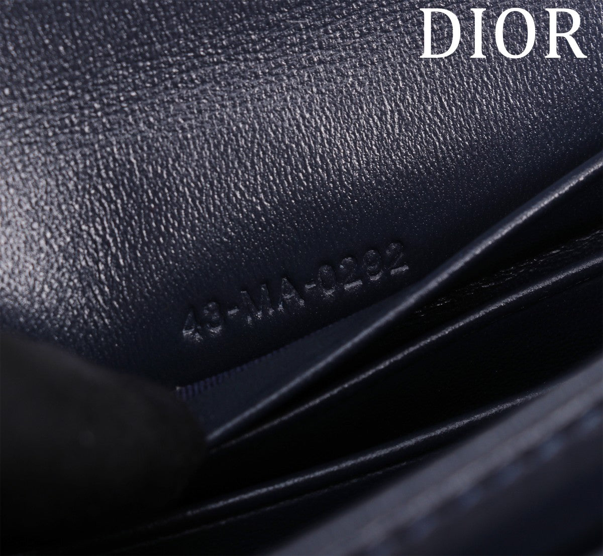 my cd mini 21 dark blue lambskin