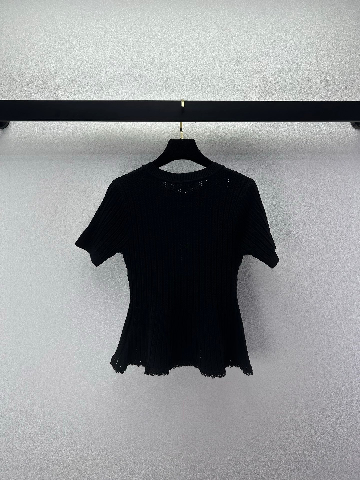 Chanel 2026 Short-sleeve Top Cotton 395474
