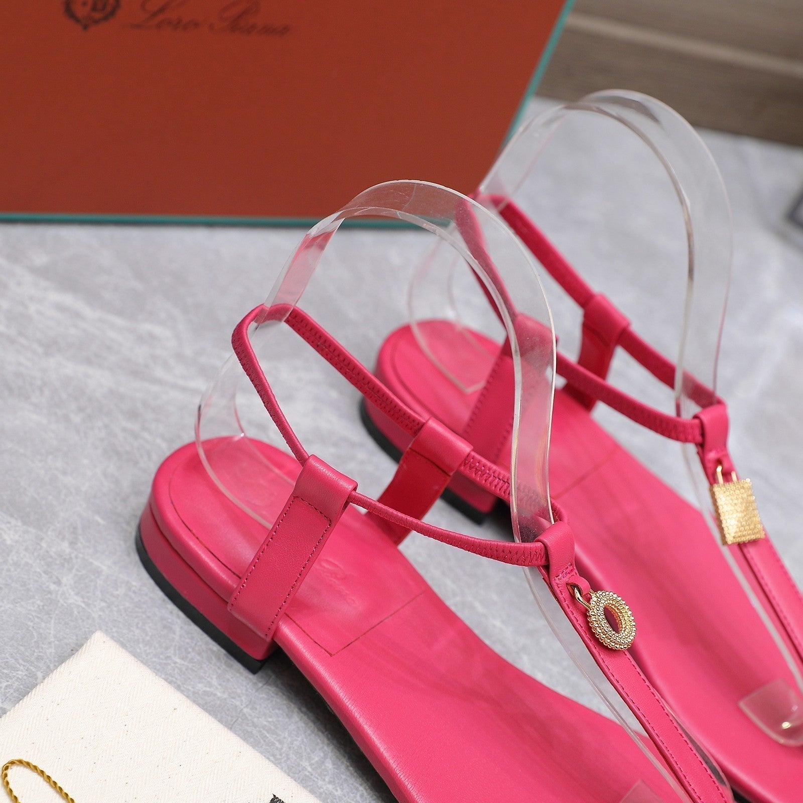 LP Mindil Infra Sandal Dark Pink Sheepskin 310350