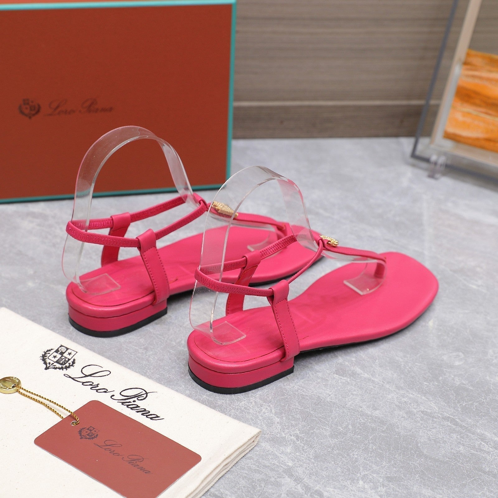 LP Mindil Infra Sandal Dark Pink Sheepskin 310350