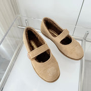 CC 25 Ballet Flats Beige Suede 411484