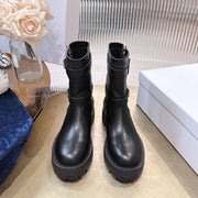 CD 25 short  boots black calfskin 438778