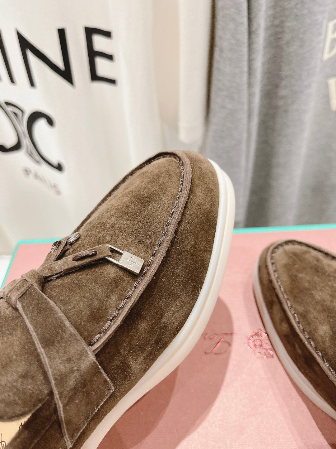 LP SUMMER CHARMS WALK LOAFERS DARK BROWN SUEDE