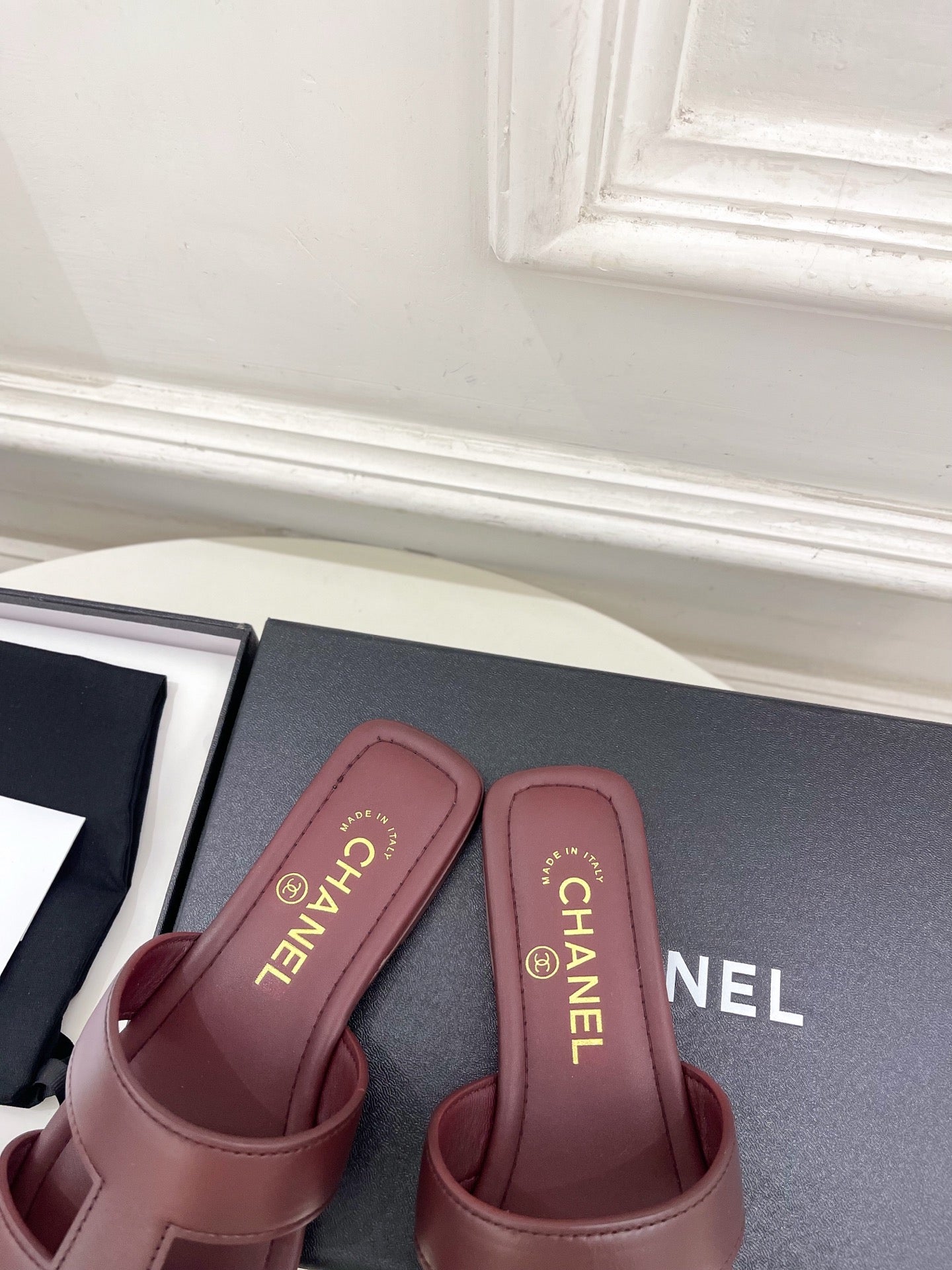 Chanel 2026 Flat Sandals Lambskin Sheepskin 831399