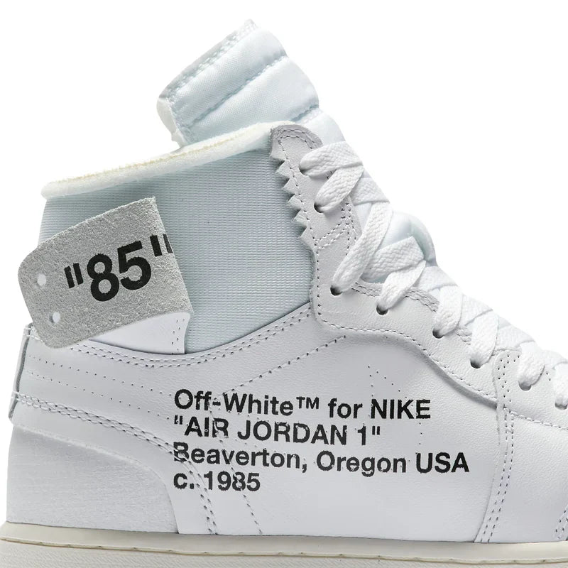 Off-White x Air Jordan 1 Retro White Beige Leather