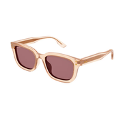 Gucci Orange Red Acetate Sunglasses